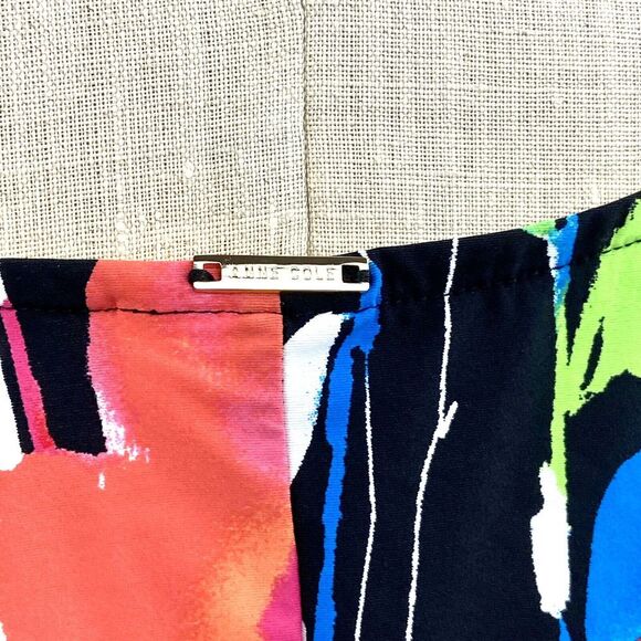 Anne Cole Swim Cover Up Size S/M Kangaroo Pouch Caftan Beach Stretch - Picture 11 of 14